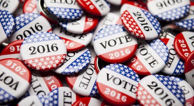 Election Vote Buttons